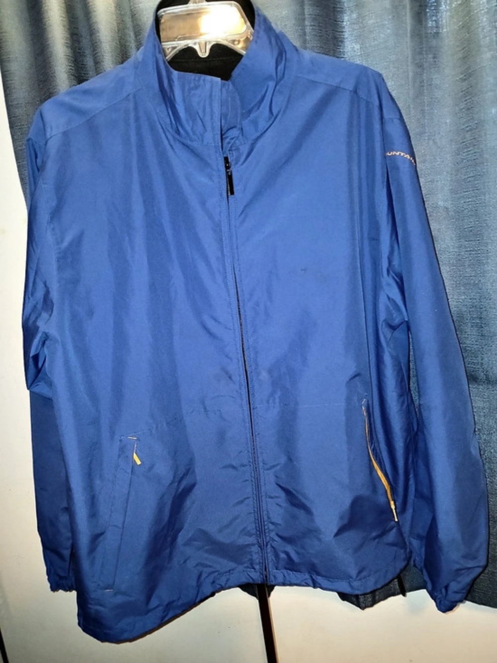Sun Mountain Monsoon Waterproof Golf Jacket Blue & Black Medium